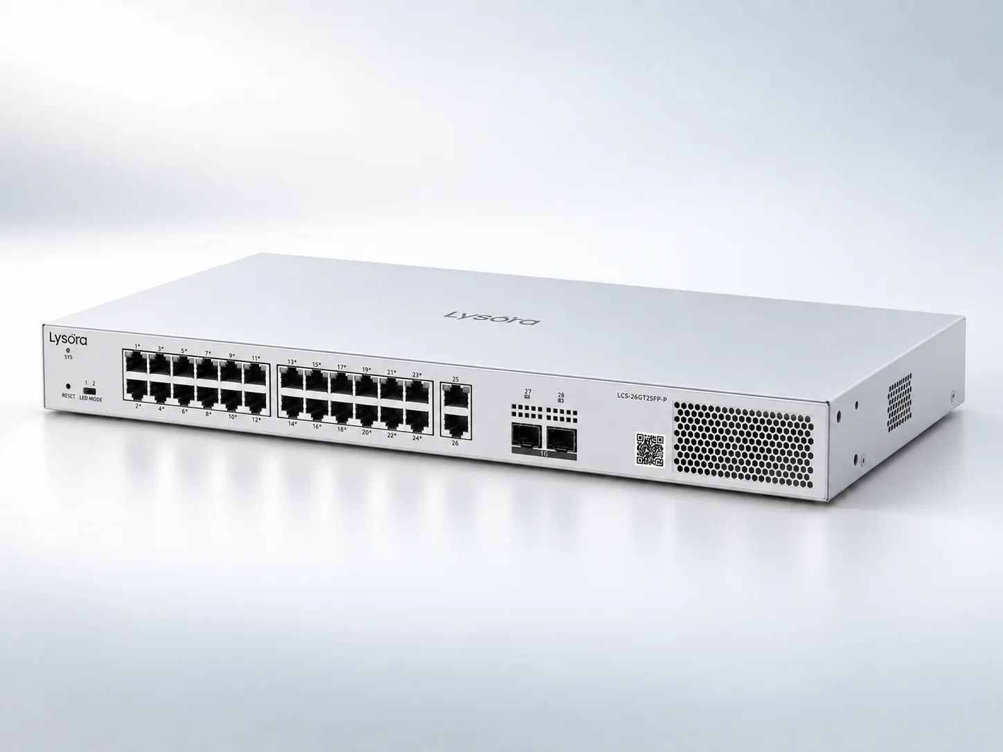 Lysora LCS-26GT2SFP-P PoE対応スイッチ本体